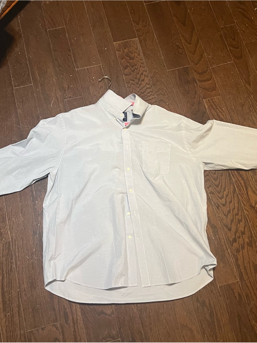 Dockers Men's Light Blue Button-Up Dress Shirt